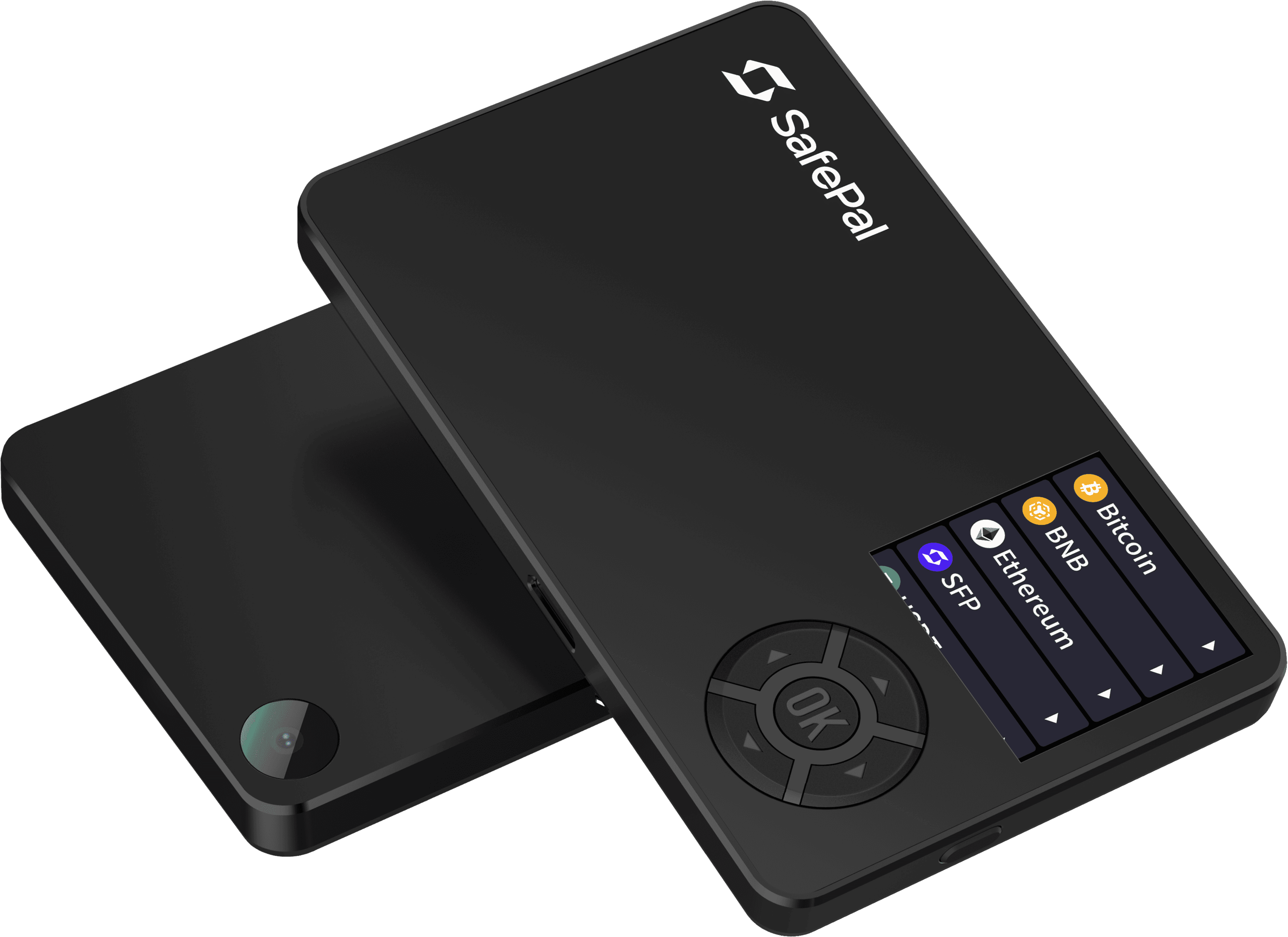 SafePal S1 hardware wallet both views